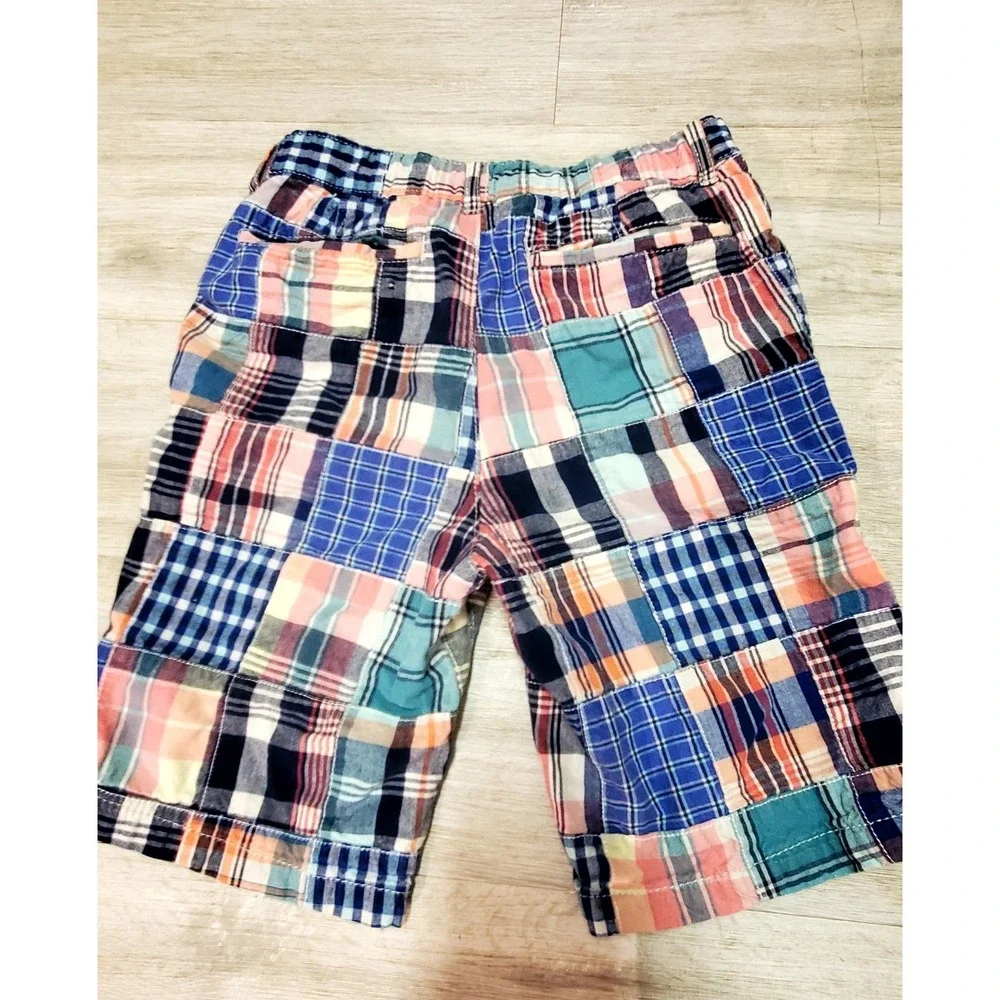 The Children's Place ● Boys' Multi-Colored Patchwork Chino Shorts‎ ● Size 10